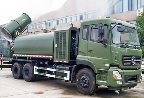 国六东风天龙多功能抑尘车