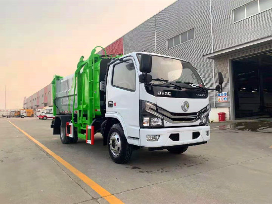 极速糖果威牌CLW5045ZZZKDL型自装卸式垃圾车