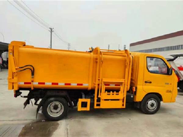 福田国六3方自装卸(挂桶)式垃圾车