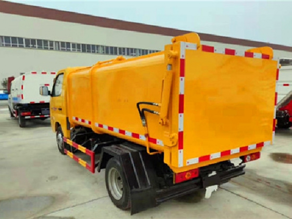 福田国六3方自装卸(挂桶)式垃圾车