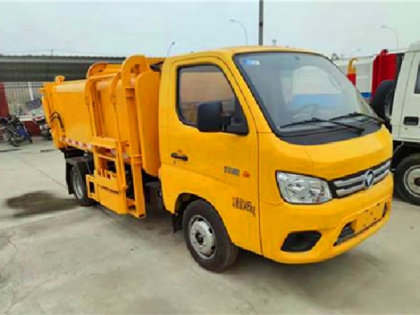 福田国六3方自装卸(挂桶)式垃圾车