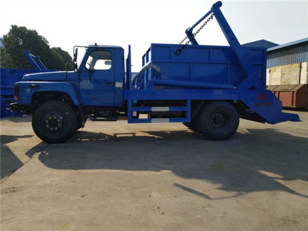 东风尖头140摆臂式垃圾车(8方)