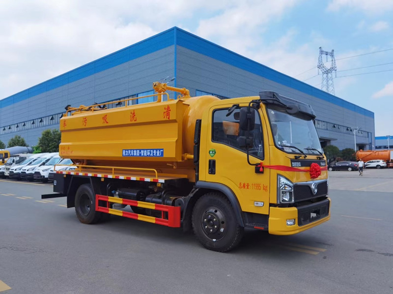 东风福瑞卡12.5方清洗吸污车,联合疏通车